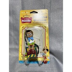 Walt Disney Classics EZ Light Illuminated Ornament Pinocchio Vintage 1999 New